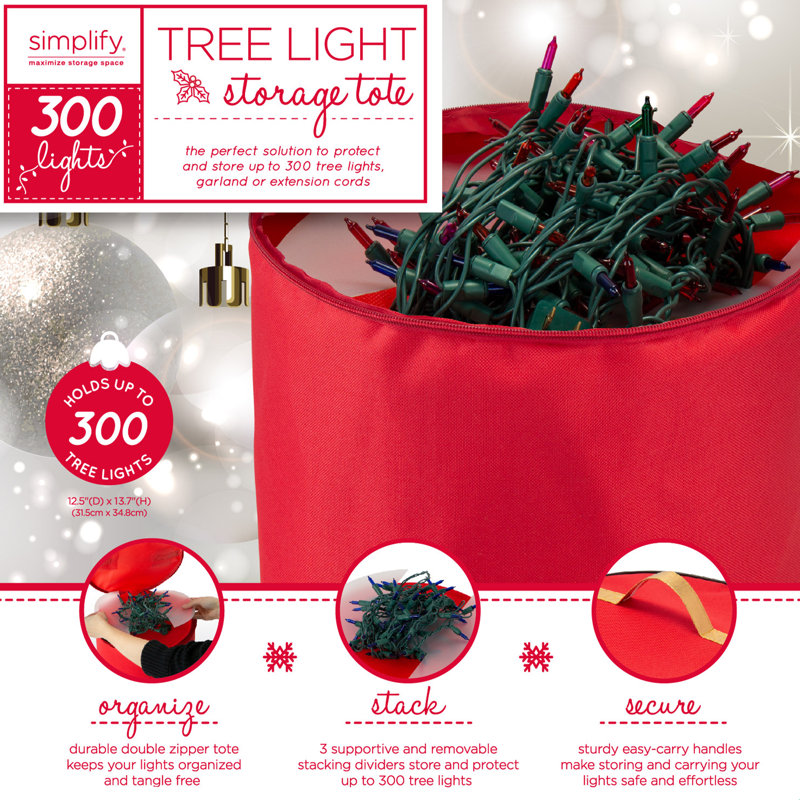 The Holiday Aisle® Tree Light Storage & Reviews Wayfair